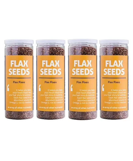 Omay Foods Roasted Flaxseeds  Pack of 4 - 160 g