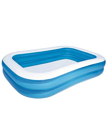 Bestway Rectangular Inflatable Family Pool Water Pool Swimming Pool - Blue