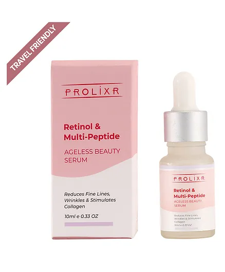 Prolixr Retinol and Multi Peptide Anti-Ageing Face Serum - 10 ml