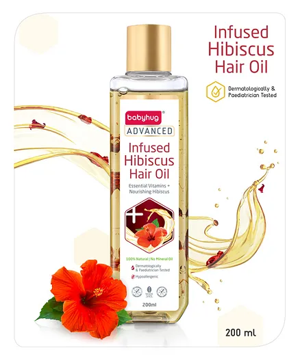 Babyhug Advanced Infused Hibiscus Hair Oil- 200 ml