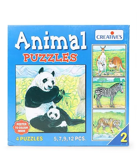 Creative's Animal Puzzles Multicolor - 33 Pieces 