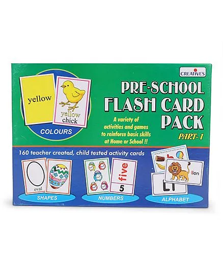 Creative's Pre School Flash Card Pack I - 160 Cards