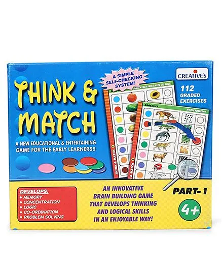 Creative Think & Match Part 1 Game - Multicolor