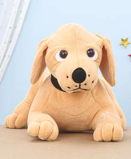 Duddly Dog Soft Toy Brown - Length 32 cm