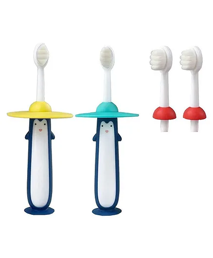 SKB Penguin Design Cute and Soft Tooth Brush - Multicolour