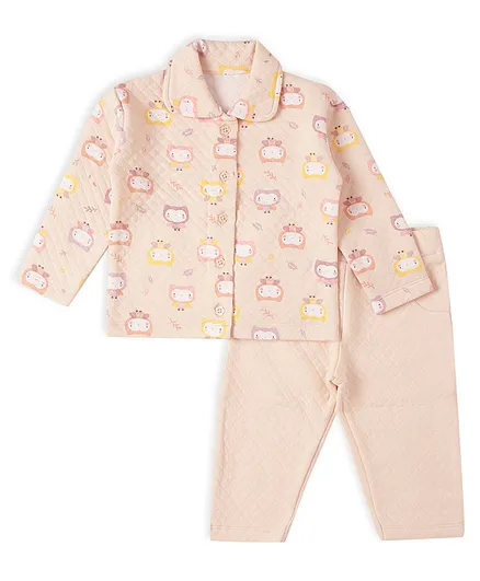 Buy Mi Arcus Full Sleeves All Over MIni Cartoon Printed Night Suit - Cream for Both ( Months) Online in India, Shop at - 12053123 Buy Mi Arcus Full Sleeves All Over MIni Cartoon Printed Night Suit - Cream for Both ( Months) Online in India, Shop at - 12053123