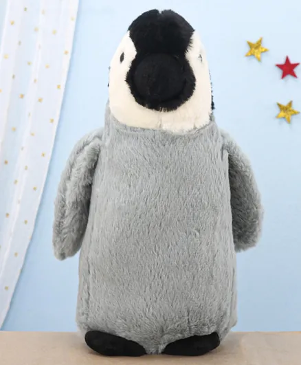 Funzoo Playing Penguin Soft Toy Grey - Height 30 cm