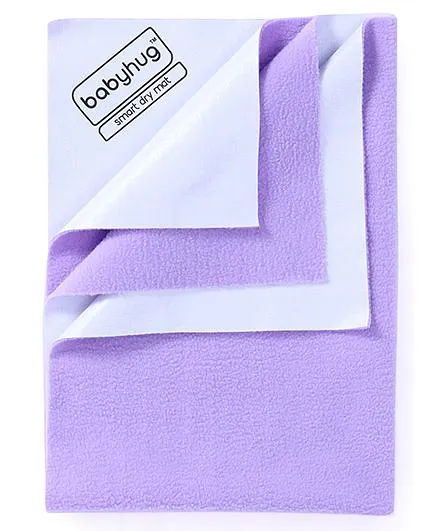 Babyhug Smart Dry Bed Protector Sheet Small - Lilac