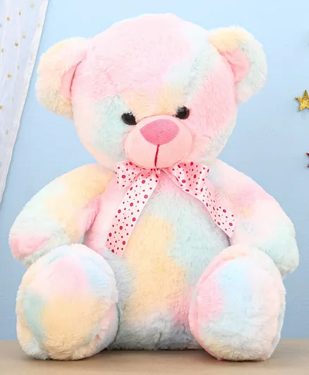Funzoo Happy Teddy Bear With A  Bow Height 30 cm (Colour May Vary)