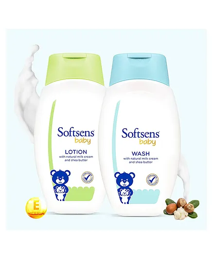 Softsens Baby  Bath & Skin Care Combo - 400 gm