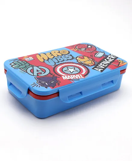 Marvel Hero Vibes Avenger Lunch Box - Blue