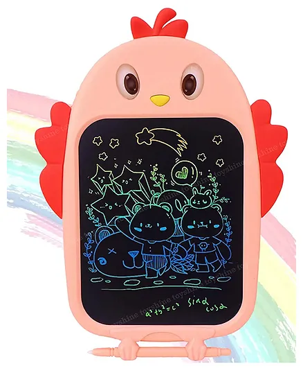 Toyshine 8.5 Inch Writing Tablet - Pink Red