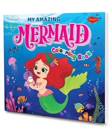 My Amazing Mermaid Colouring Book - English