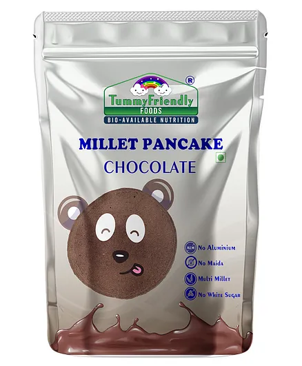 Tummy Friendly Foods Organic Aluminium-Free Chocolate Pancake  Healthy Instant Breakfast Mix - 150 gm