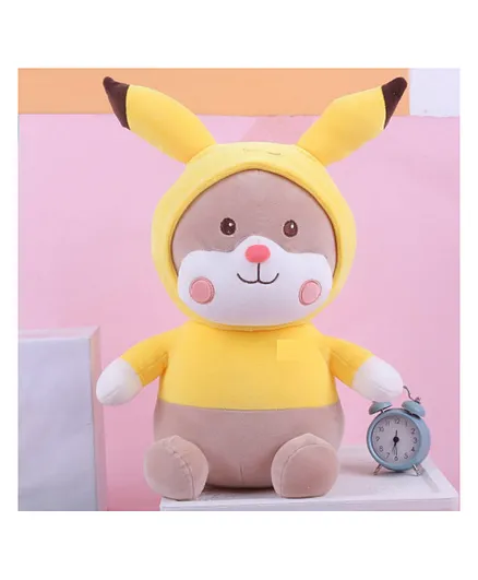 Little Hunk Rabbit Soft Plush toy Multicolour - Height  25 cm