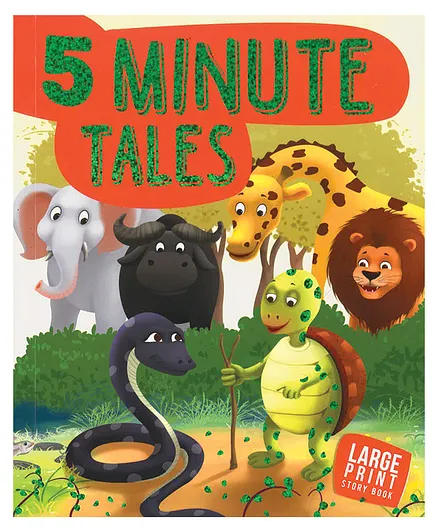 Large Print: 5 Minute Tales - English