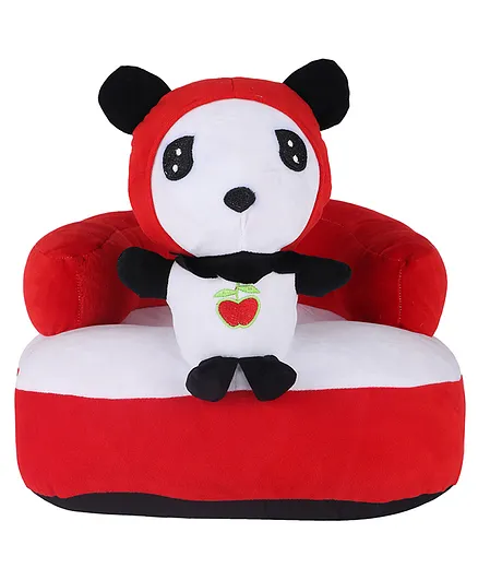 KIDS WONDERS Panda Theme Sofa Chair- Red