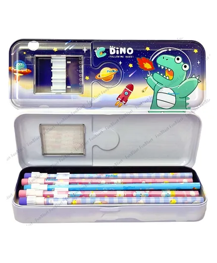 FunBlast Cartoon Design Metal Pencil Box with Pencils - Multicolour Online  in India, Buy at Best Price from  - 12199119