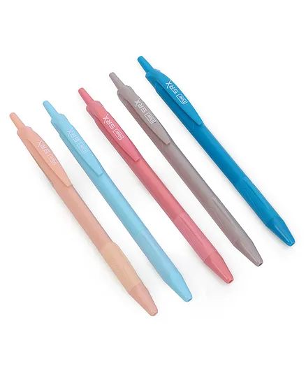 Flair Srx Ball Pen 5 Pieces - Multicolour