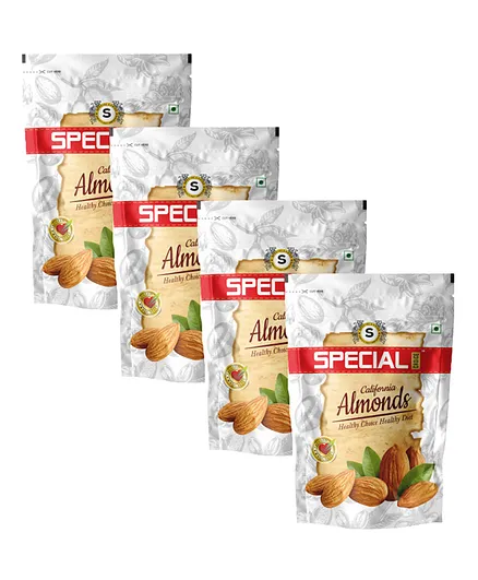 Special Choice California Almonds  Pack Of 4 - 1000 gm