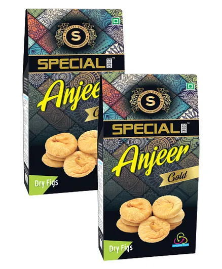 Special Choice Anjeer Dry Figs Gold Vacuum Pack Of 2 - 500 gm
