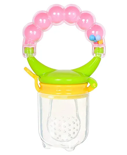 Enorme Baby Ring Style Food Fruit Feeder Nibbler Pacifier for Babies - Color May Vary