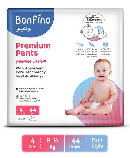 Bonfino Premium Pants With Absorbent Pore Technology Large- 44 Pieces