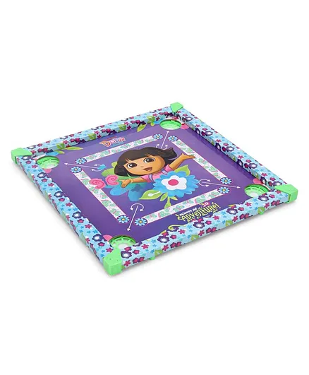 Dora Carrom Board 26 Pieces - Purple