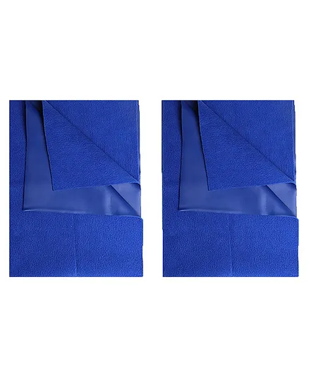 Enfance Nursery Fast Dry Baby Mat Small Pack of 2 - Blue