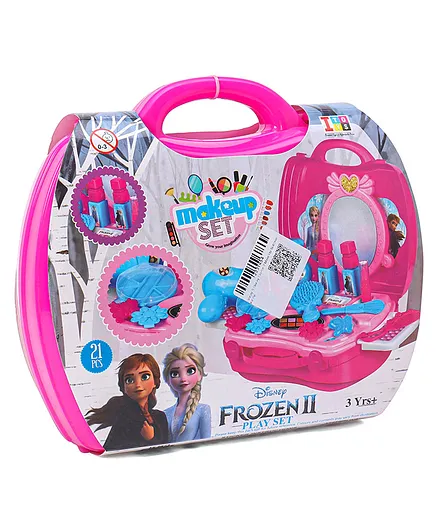 Disney Frozen 2 Make Up Suitcase Kit 21 Pieces - Pink