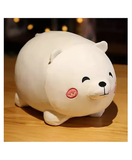 Little Hunk  Polar Bear  Soft Toy White - Length 32cm