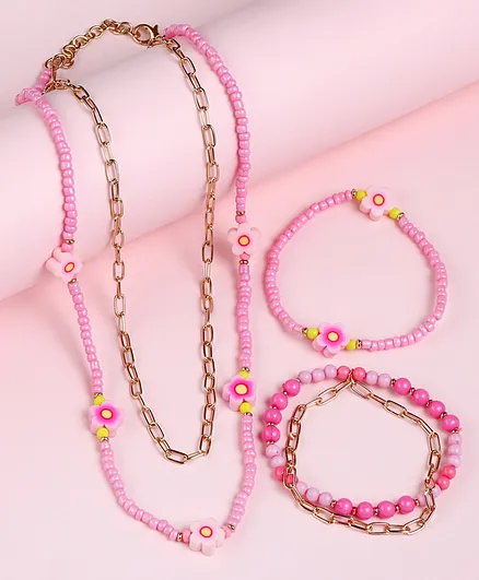 Babyhug  Neck Piece & Bracelets - Multicolor