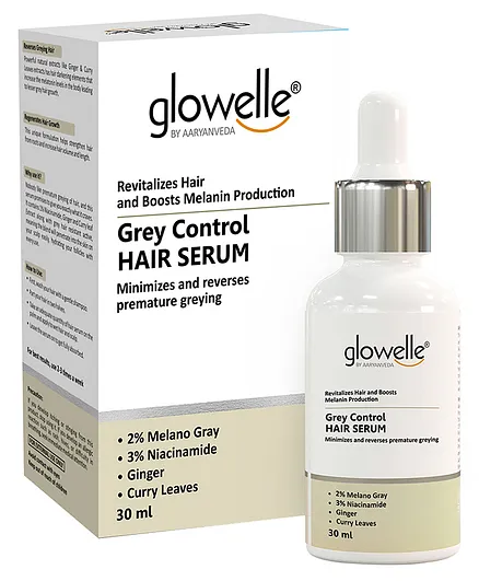 Glowelle Grey Control Hair Serum - 30ml Online in India, Buy at Best Price  from  - 12282616