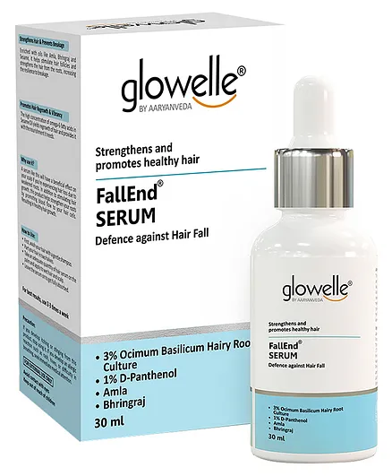 Glowelle Fall End Hair Serum - 30ml Online in India, Buy at Best Price from   - 12282617