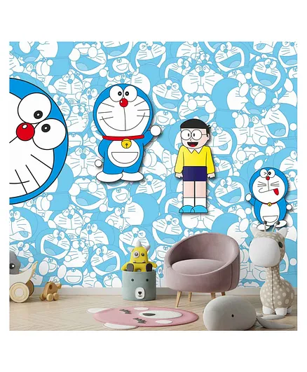 Life N Colors Doremon and Nobita, 3d Design, For kids Room Multi-Color  Online in India, Buy at Best Price from  - 12286128