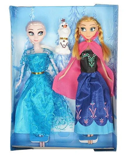 Yunicorn Max Frozen Dolls with Snowman - Height 35 cm