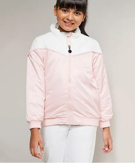 light pink wind breaker