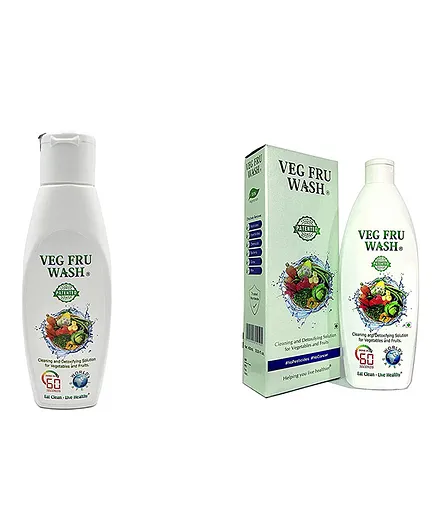 Veg Fru Wash Paraben and Preservative Free Liquid For Vegetable and Fruit Cleaning - 500 ml