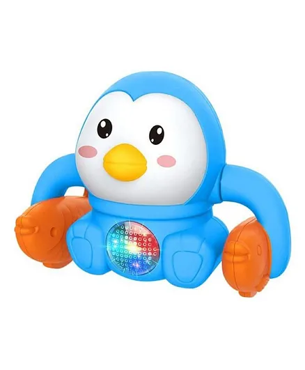 New Pinch Dancing and Spinning Penguin Toy With Light And Music - Colour May Vary