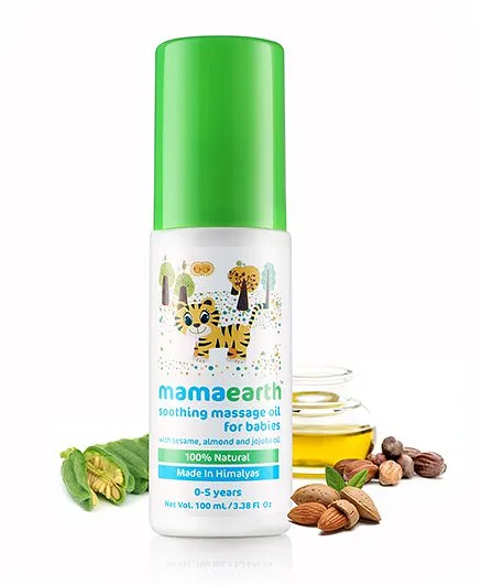 mamaearth Soothing Massage Oil For Babies - 100 ml