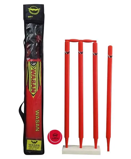 Wasan Cricket Set Size 5 in bag- Orange