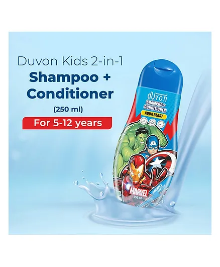 Duvon Disney Marvel 2 in 1 Shampoo & Conditioner - 250 ml