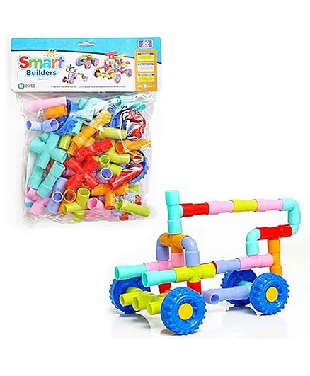 Ekta Smart Builders Building Blocks Game Multicolor 50 Pieces Online  India, Buy Building Construction Toys for (3-6 Years) at 