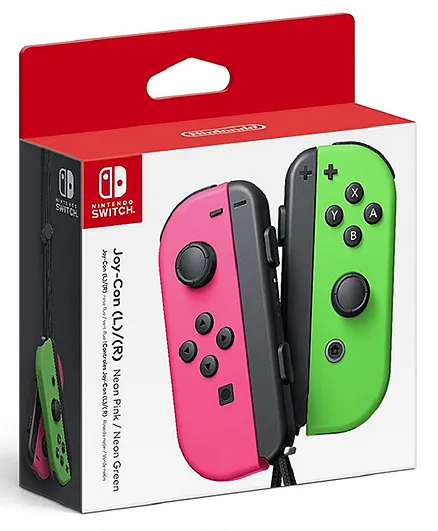 Nintendo Switch Joy Con Left Right - Pink Green