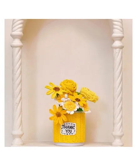 Happy Threads Handcrafted  Gift Set - Daisy Yellow