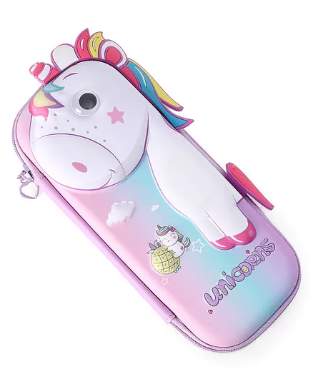 Unicorn EVA Pencil Case - Multicolor
