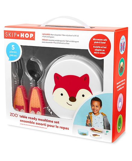 Skip Hop Zoo Table Ready Set Fox  Red