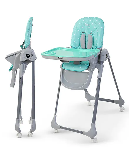 Baybee 2 in 1 Convertible Baby Feeding High Chair For Kids  - Blue