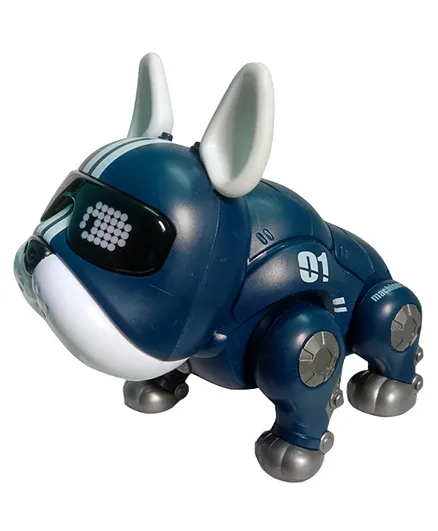 VParents Robot Dog Machine Electric Pet with Glow Eye Rotatable Head and Movable Limbs Demo & Blinking Eyes - (Colour May Vary)