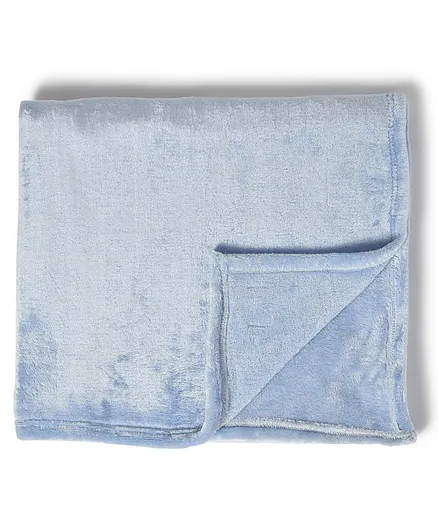 Mi Arcus Flurry Knitted Blanket - Light Blue
